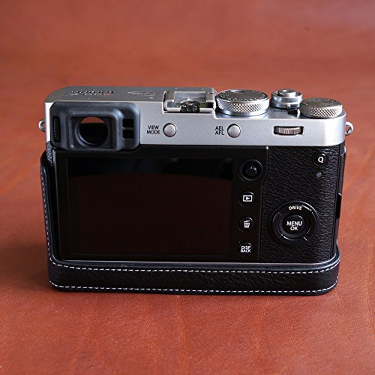  TP Original FUJIFILM X100F用 ボディーハーフケース ブラック画像5 