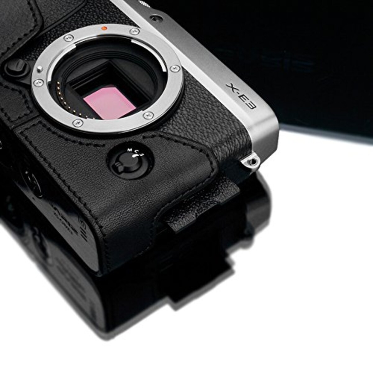  GARIZ FUJIFILM X-E3用 本革カメラケース XS-CHXE3BK ブラック画像8 