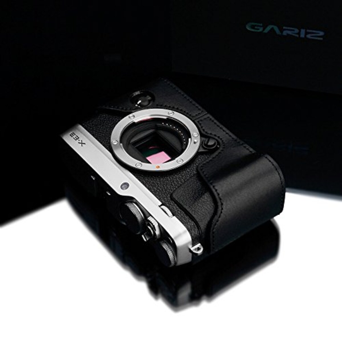  GARIZ FUJIFILM X-E3用 本革カメラケース XS-CHXE3BK ブラック画像10 