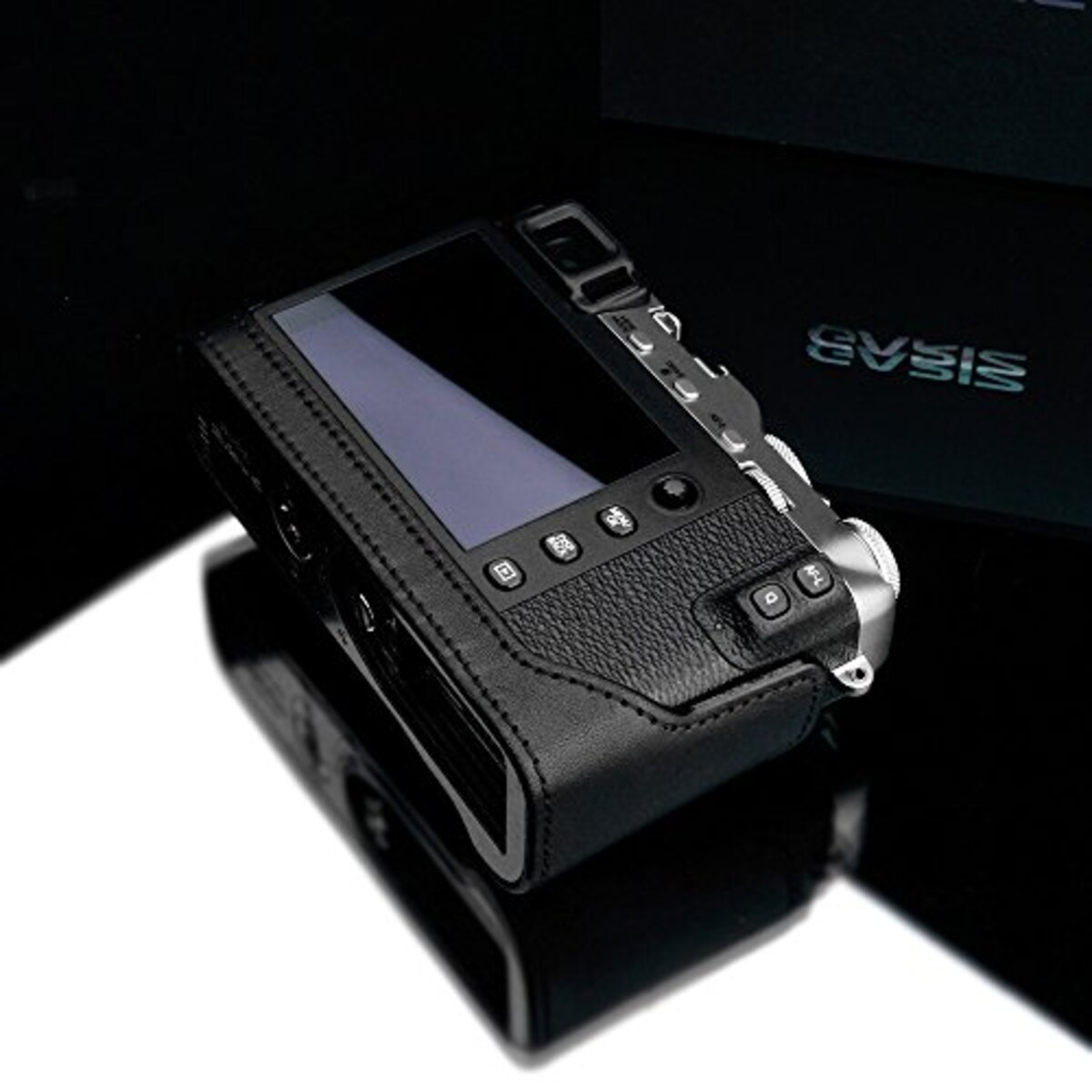 GARIZ FUJIFILM X-E3用 本革カメラケース XS-CHXE3BK ブラック画像12 