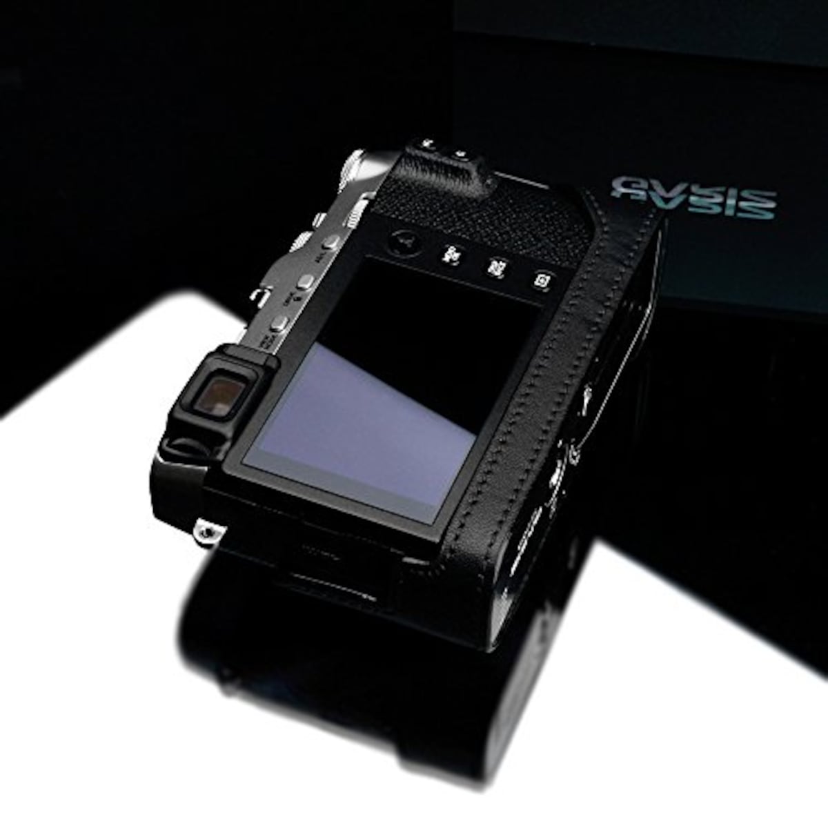  GARIZ FUJIFILM X-E3用 本革カメラケース XS-CHXE3BK ブラック画像13 