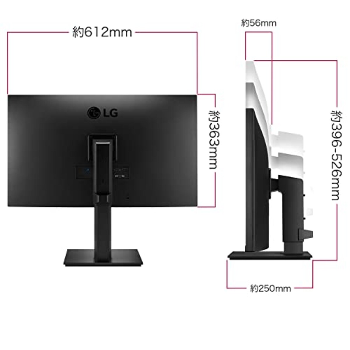  LG モニター ディスプレイ 27BP450Y-B 27インチ IPS フルHD ビジネスモニター/高さ調整/ピボット/スイベル/フリッカーセーフ/ブルーライト低減モード /3年安心・無輝点保証画像9 