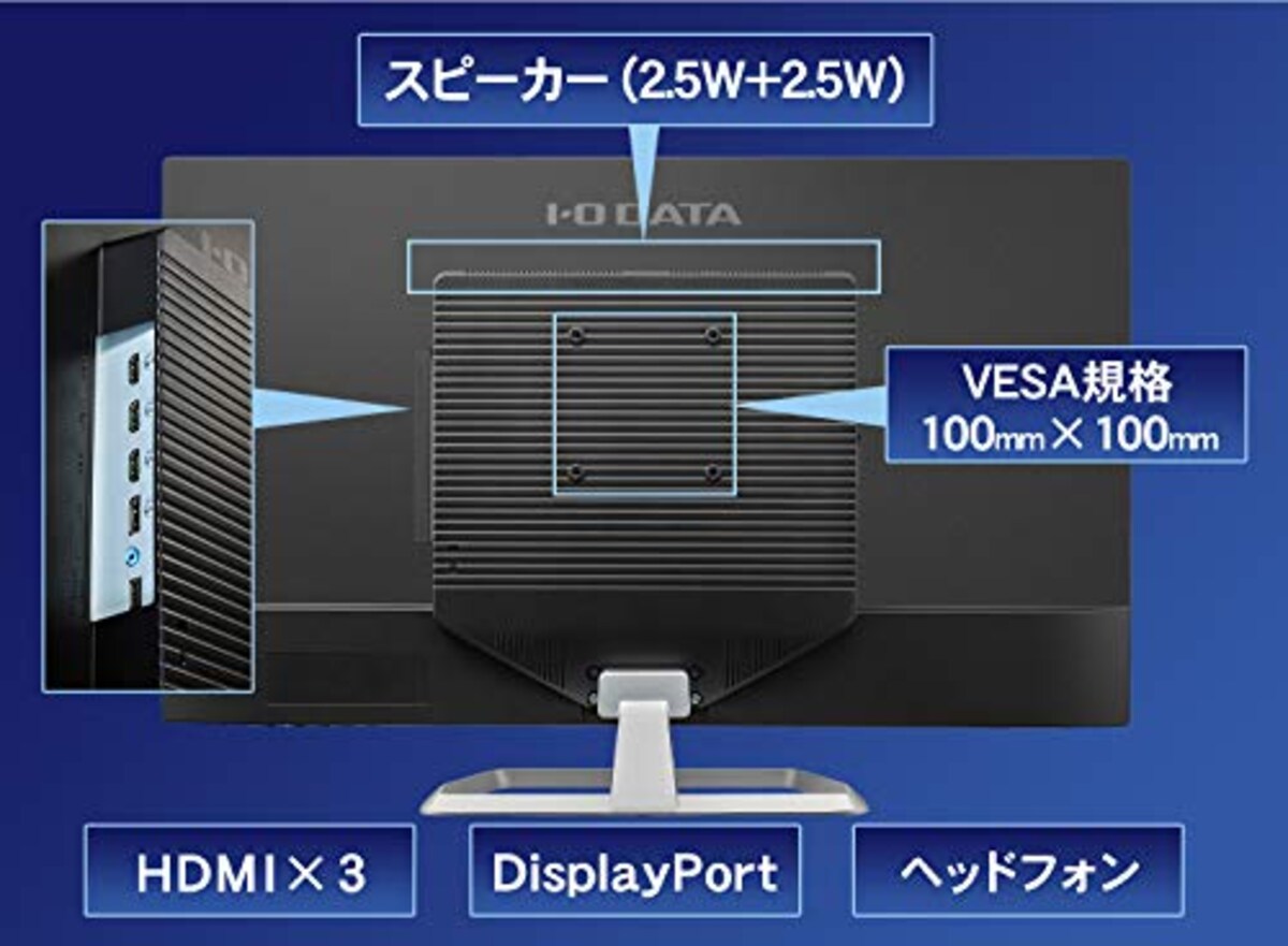  【セット買い】I-O DATA モニター 31.5型 WQHD HDMI×3 DP×1 スピーカー付 ADSパネル 土日サポート EX-LDQ322DB & GOPPA ウェブカメラ オートフォーカス機能搭載 フルHD 200万画素 1920×1080対応 マイク内蔵 GP-UCAM2FA/E画像4 