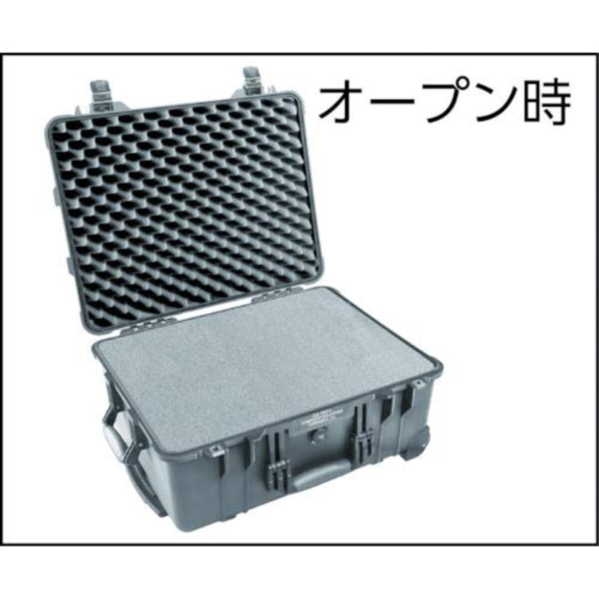 PELICAN バッグアクセサリー *0507 キャスターキット ブラック 088149画像3