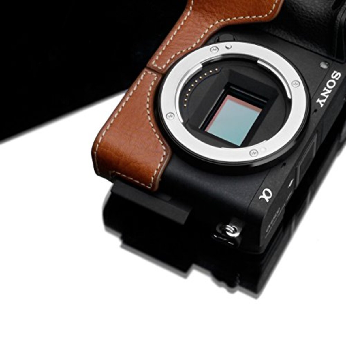  GARIZ SONY α6500用 本革カメラケース XS-CHA6500CM キャメル画像9 