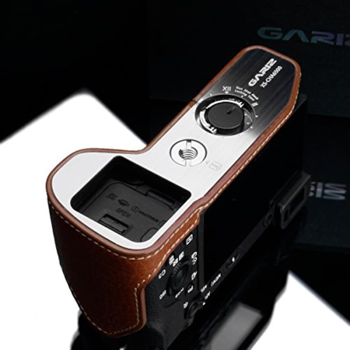  GARIZ SONY α6500用 本革カメラケース XS-CHA6500CM キャメル画像11 