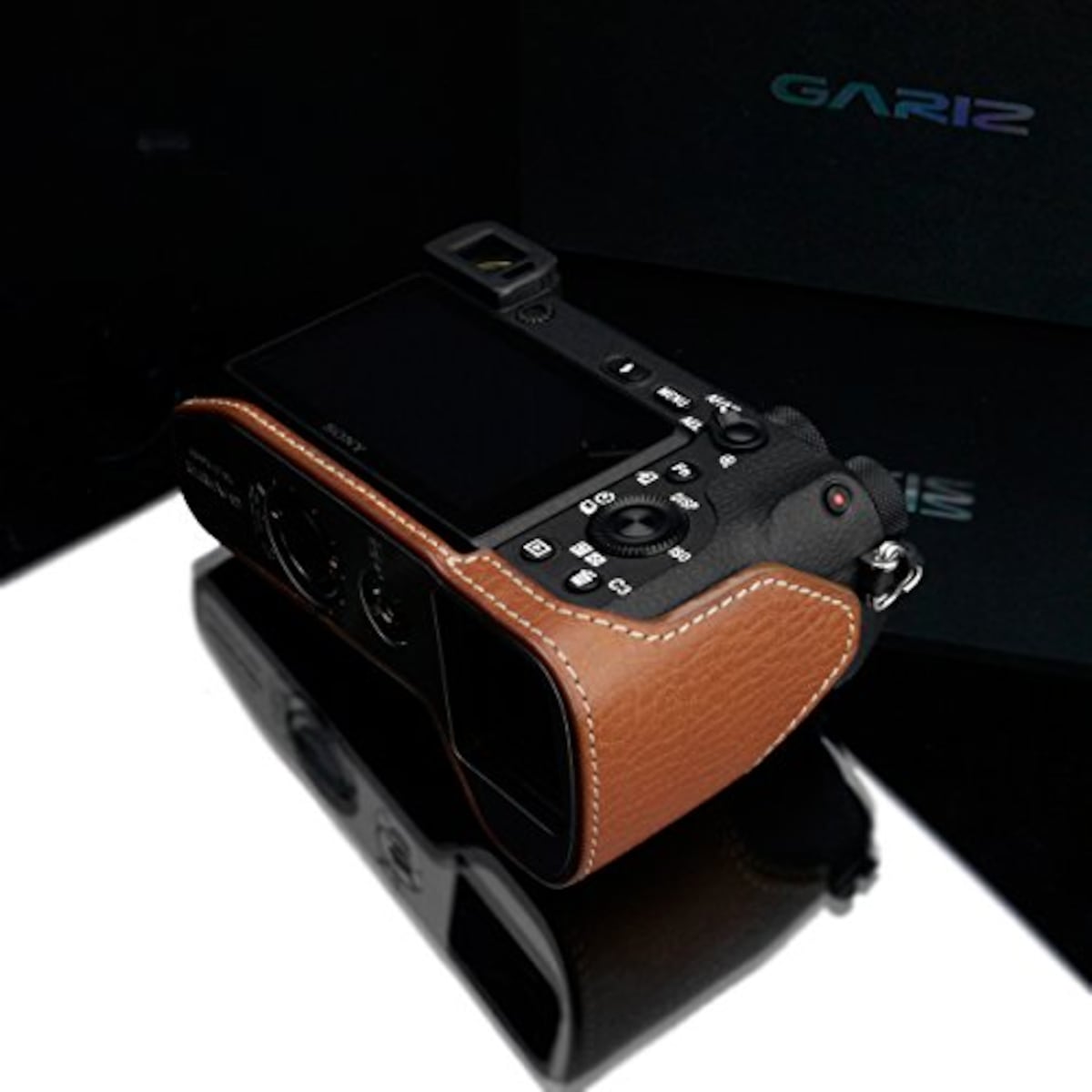  GARIZ SONY α6500用 本革カメラケース XS-CHA6500CM キャメル画像12 
