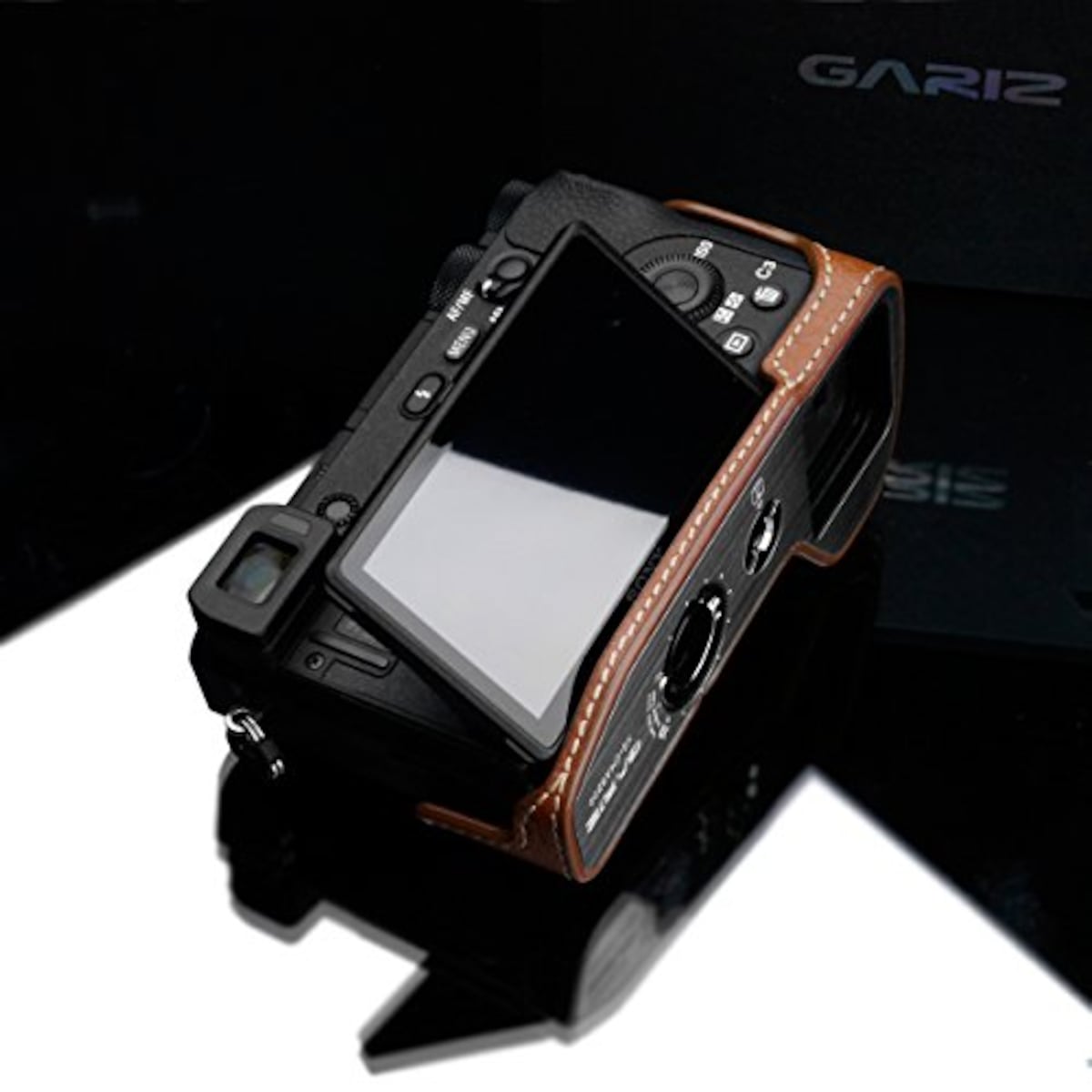  GARIZ SONY α6500用 本革カメラケース XS-CHA6500CM キャメル画像13 