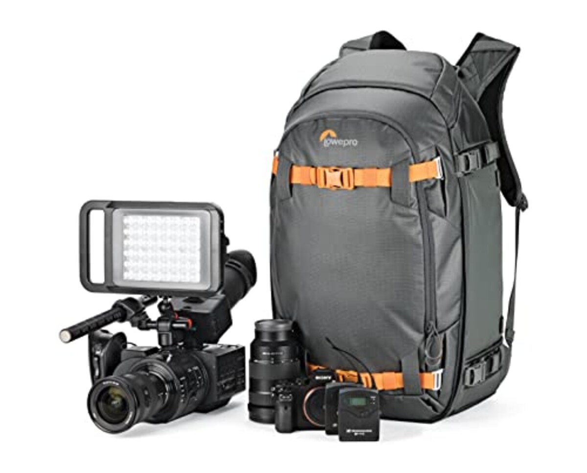  ロープロ(Lowepro) カメラリュック ウィスラー BP450AW II バックパック GRL サステナブル素材採用グリーンラインシリーズ スキー スノーボード取付可 三脚取付可 撥水加工 レインカバー付属 15インチPC収納可 26.0L LP37227-GRL画像12 