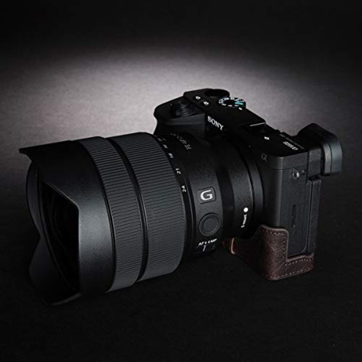  TP Original SONY α6600 用 ボディーハーフケース ダークブラウン TB06A6600-CO画像10 