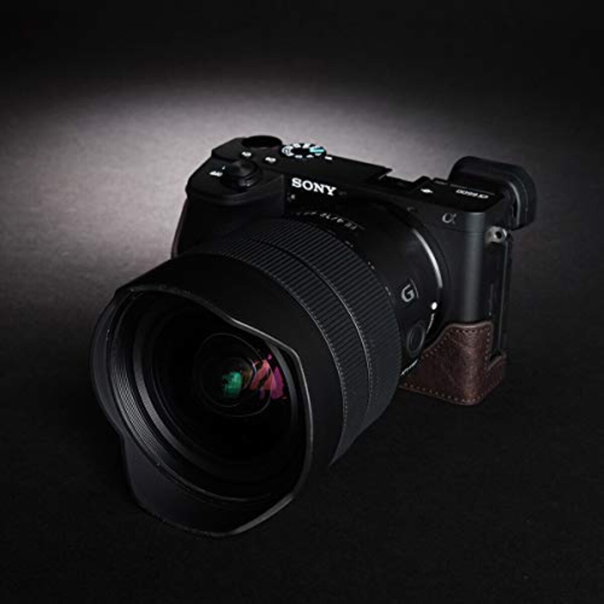  TP Original SONY α6600 用 ボディーハーフケース ダークブラウン TB06A6600-CO画像11 