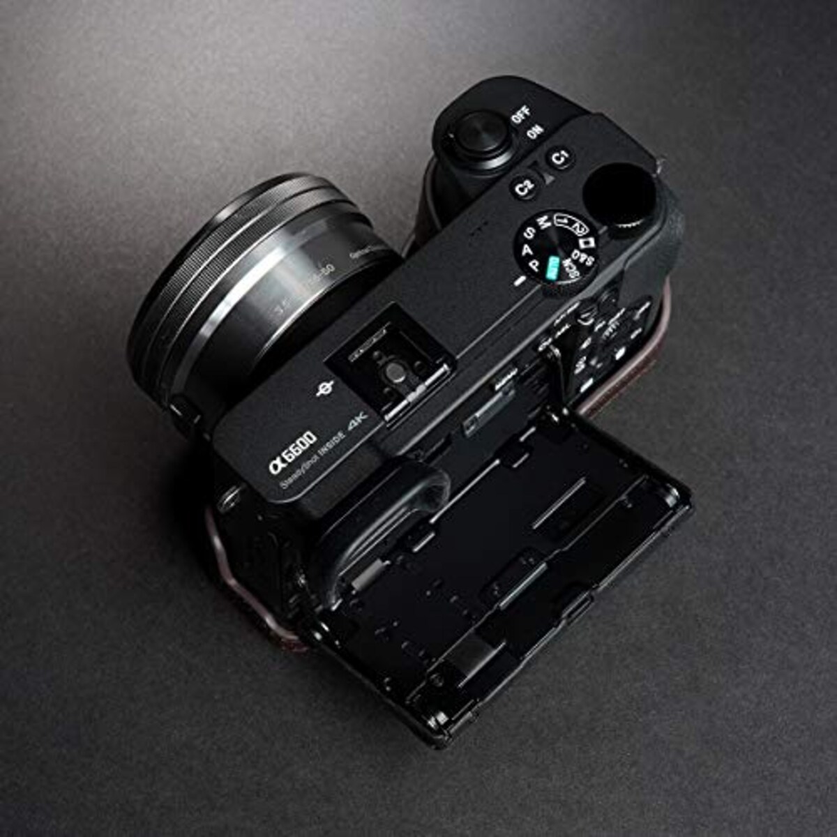  TP Original SONY α6600 用 ボディーハーフケース ダークブラウン TB06A6600-CO画像16 