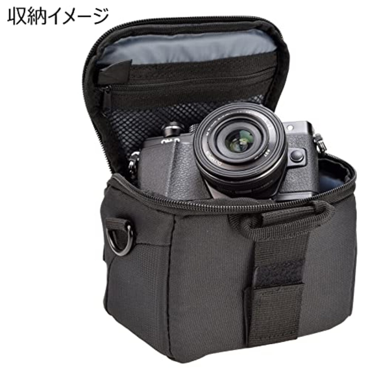  [Etsumi] カメラバッグ CAMHOME ブラック画像5 