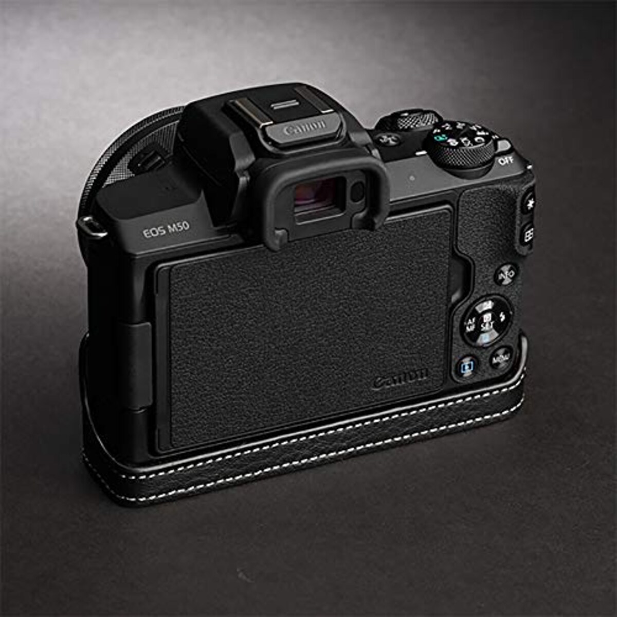  TP Original Canon EOS Kiss M 用 ボディーハーフケース ブラック画像5 