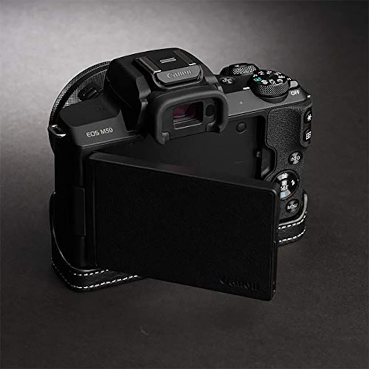  TP Original Canon EOS Kiss M 用 ボディーハーフケース ブラック画像6 