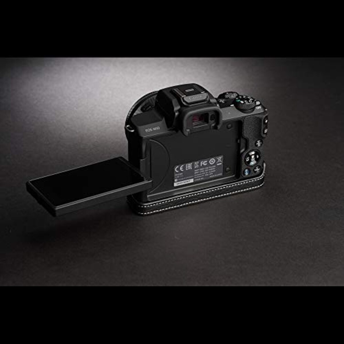  TP Original Canon EOS Kiss M 用 ボディーハーフケース ブラック画像7 