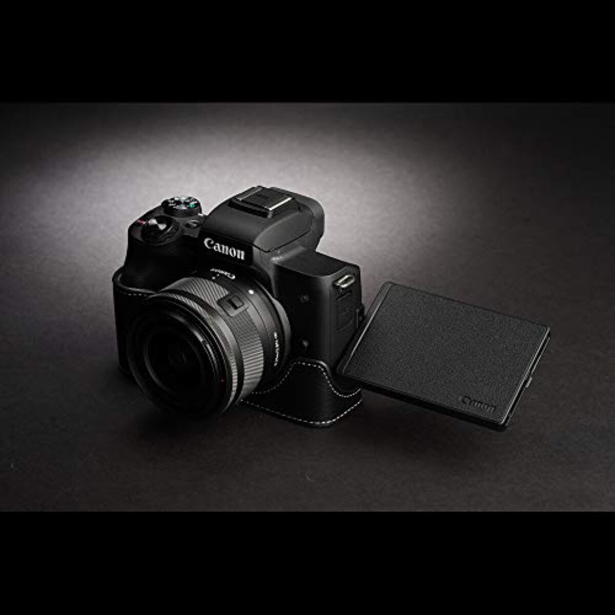  TP Original Canon EOS Kiss M 用 ボディーハーフケース ブラック画像8 