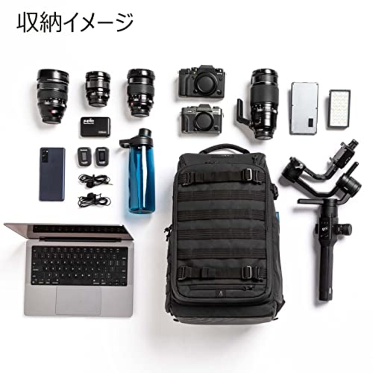  [テンバ] カメラバッグ AXIS アクシス V2 バックパック V637-754 ブラック 20L画像6 