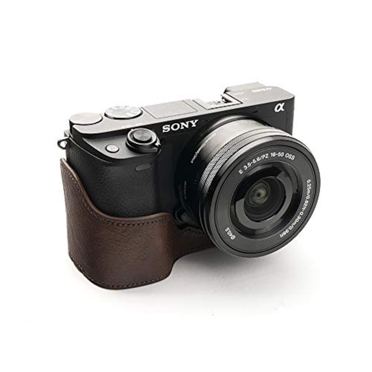  TP Original SONY α6400/α6100 用 ボディーハーフケース ダークブラウン TB06A6400-CO画像2 