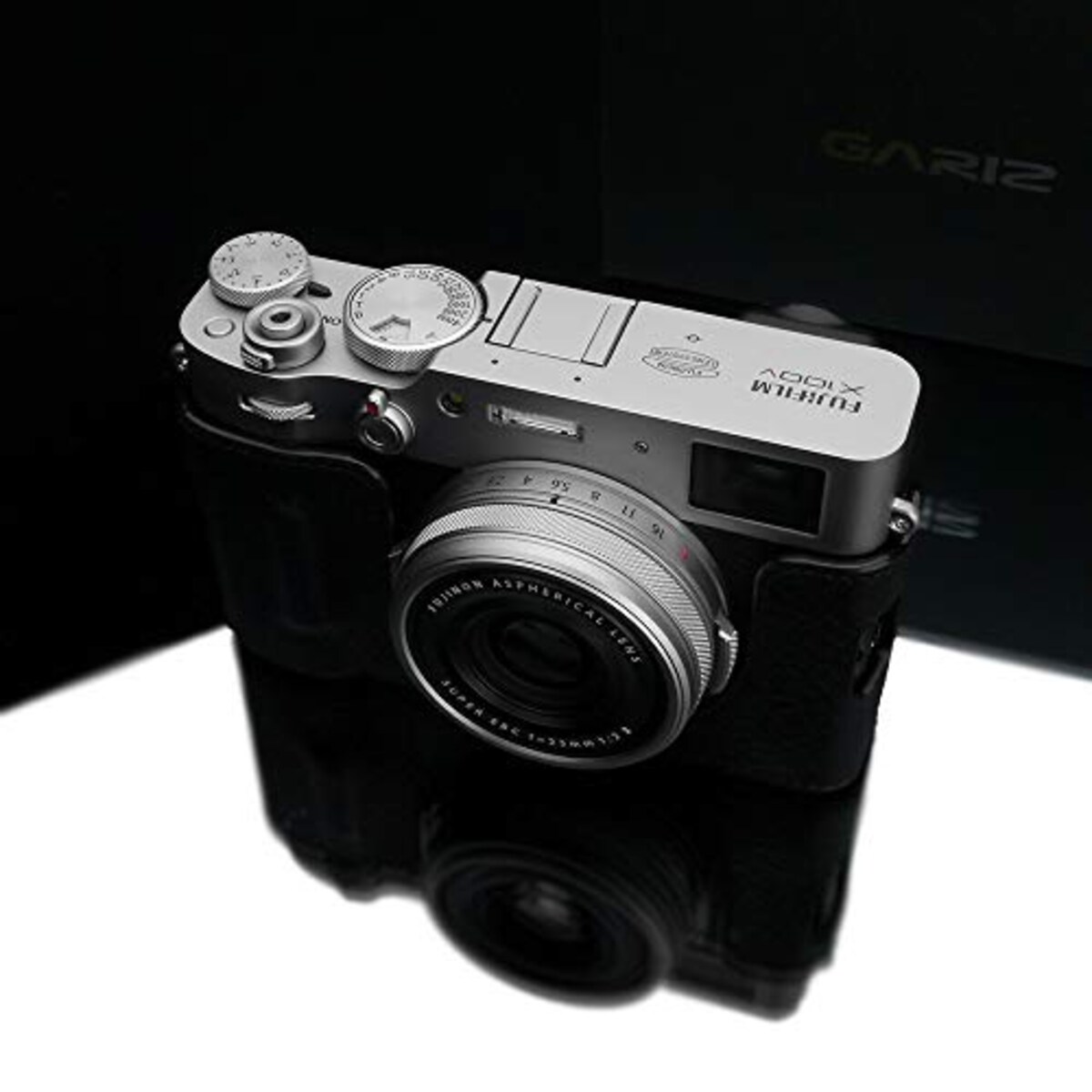  GARIZ FUJIFILM X100V用 本革カメラケース HG-X100VBK ブラック画像4 