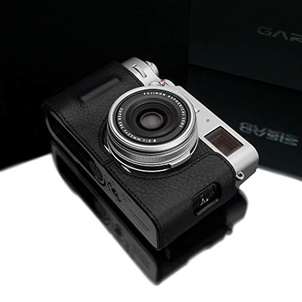  GARIZ FUJIFILM X100V用 本革カメラケース HG-X100VBK ブラック画像6 