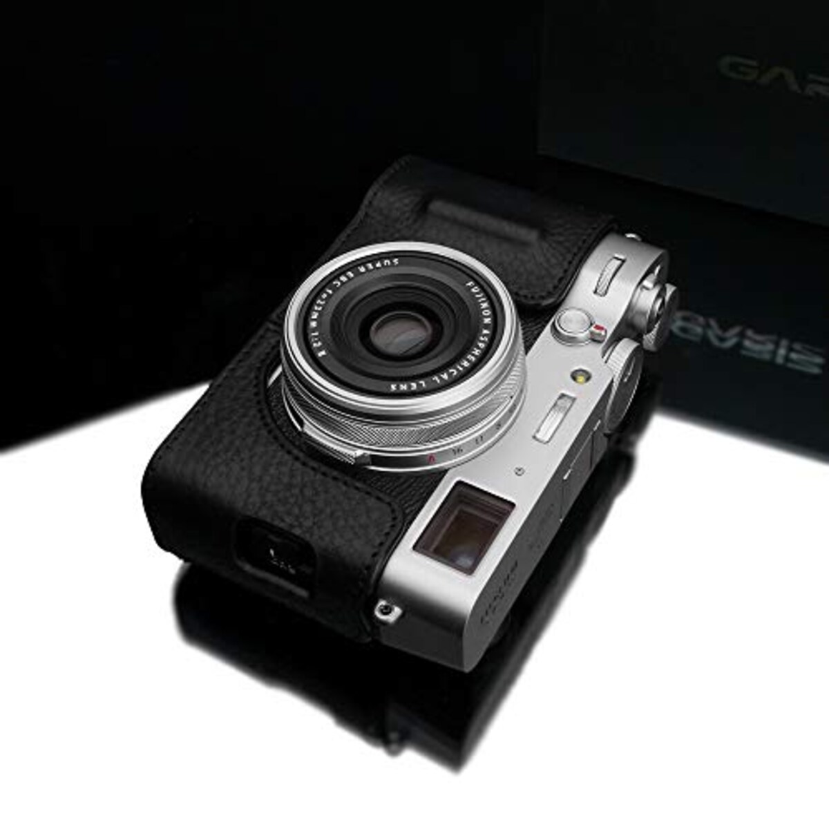  GARIZ FUJIFILM X100V用 本革カメラケース HG-X100VBK ブラック画像7 