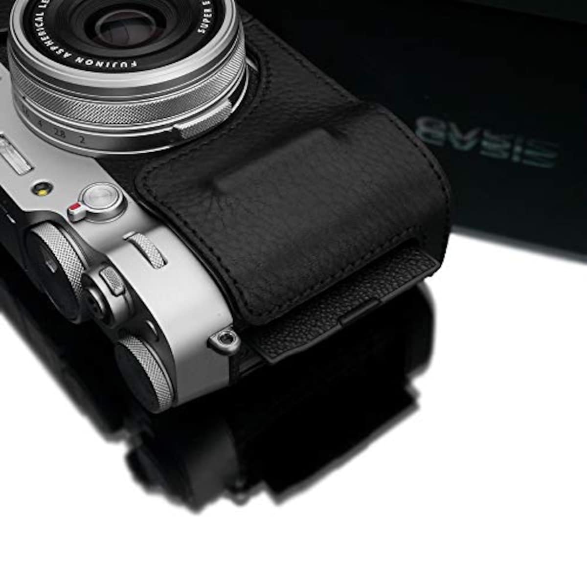  GARIZ FUJIFILM X100V用 本革カメラケース HG-X100VBK ブラック画像9 