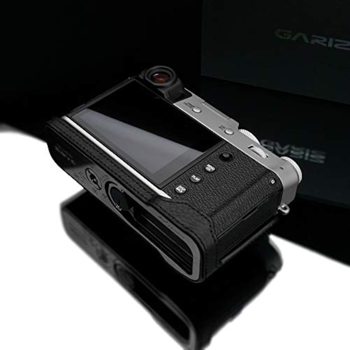  GARIZ FUJIFILM X100V用 本革カメラケース HG-X100VBK ブラック画像11 