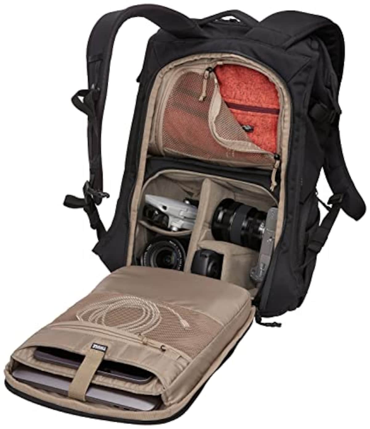  [スーリー] カメラ用バッグパック Covert Camera Backpack Black 容量:24L 3203906画像5 