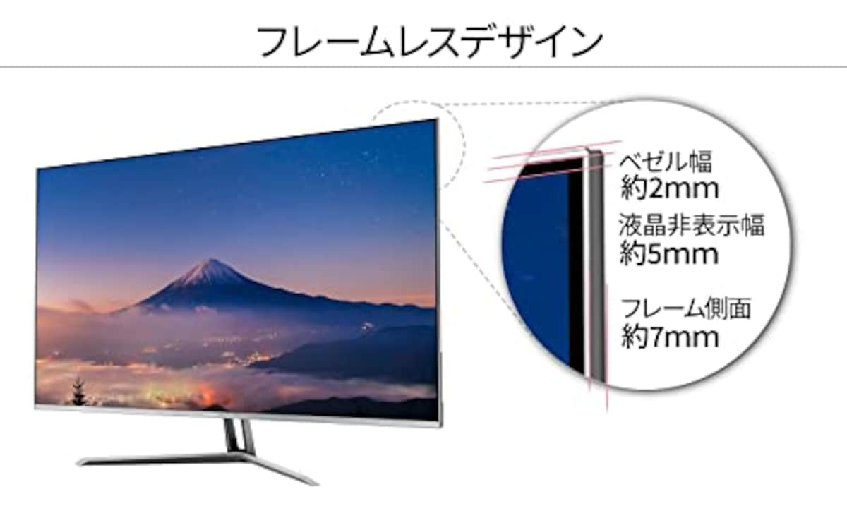  JAPANNEXT IPSパネル 31.5インチ WQHD(2560 x 1440) 液晶モニター JN-IPS315FLWQHDR HDMI DP画像4 