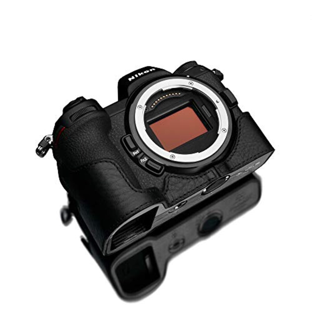 GARIZ Nikon Z6/Z7 用 本革カメラケース XS-CHZ6/7BK ブラック画像
