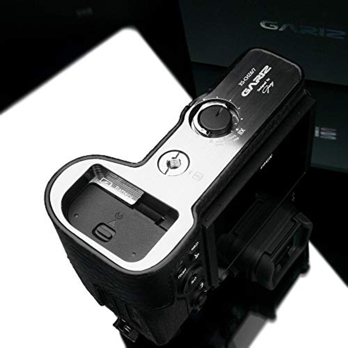  GARIZ Nikon Z6/Z7 用 本革カメラケース XS-CHZ6/7BK ブラック画像12 