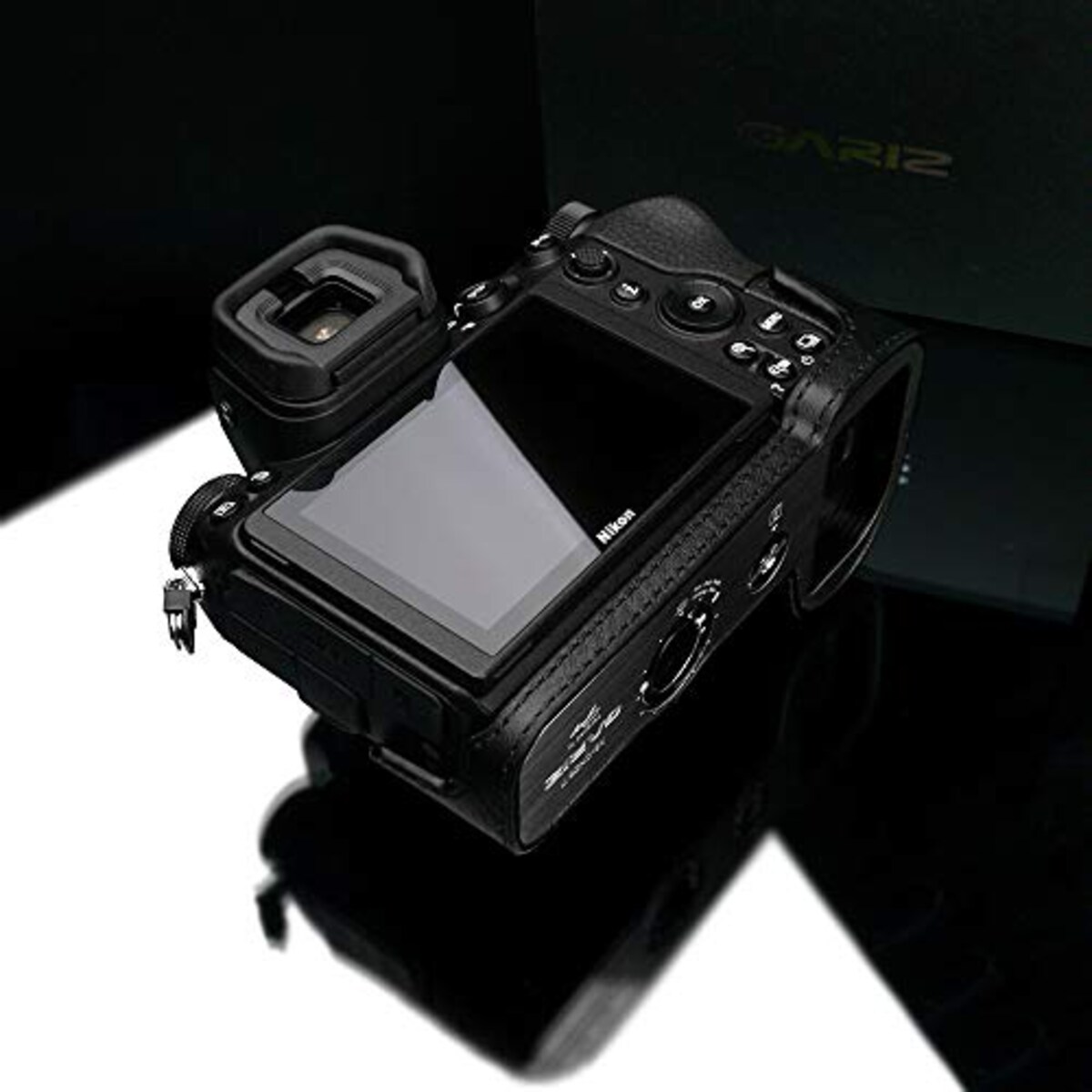  GARIZ Nikon Z6/Z7 用 本革カメラケース XS-CHZ6/7BK ブラック画像14 