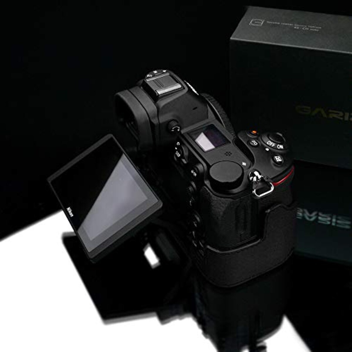  GARIZ Nikon Z6/Z7 用 本革カメラケース XS-CHZ6/7BK ブラック画像15 