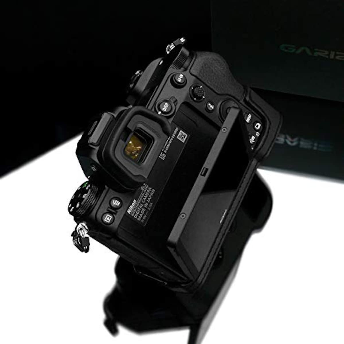  GARIZ Nikon Z6/Z7 用 本革カメラケース XS-CHZ6/7BK ブラック画像16 