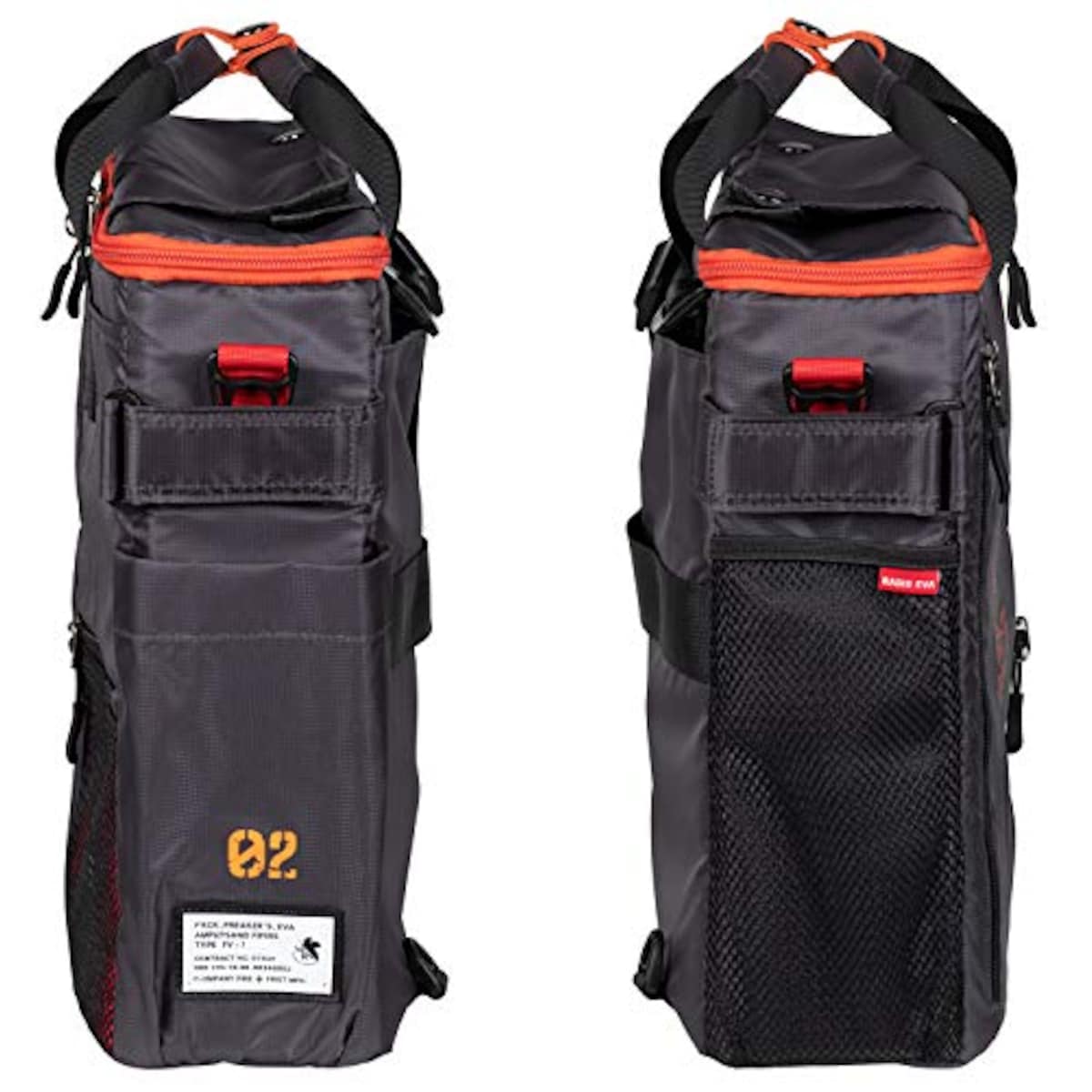  RADIO EVA 3WAYバッグ EVANGELION Gadget Bag 02 レッド リュック/トート/ショルダースタイル インナーケース付属 10.0L AM EVFF-103KT RD画像3 