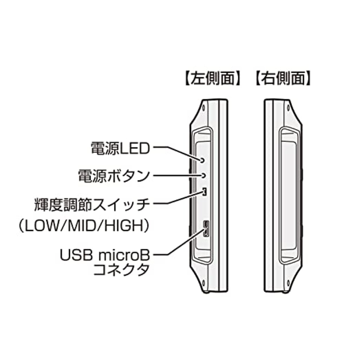  センチュリー USB入力専用 投影型静電容量方式10.1インチマルチタッチモニター LCD-10000UT2_FP画像5 