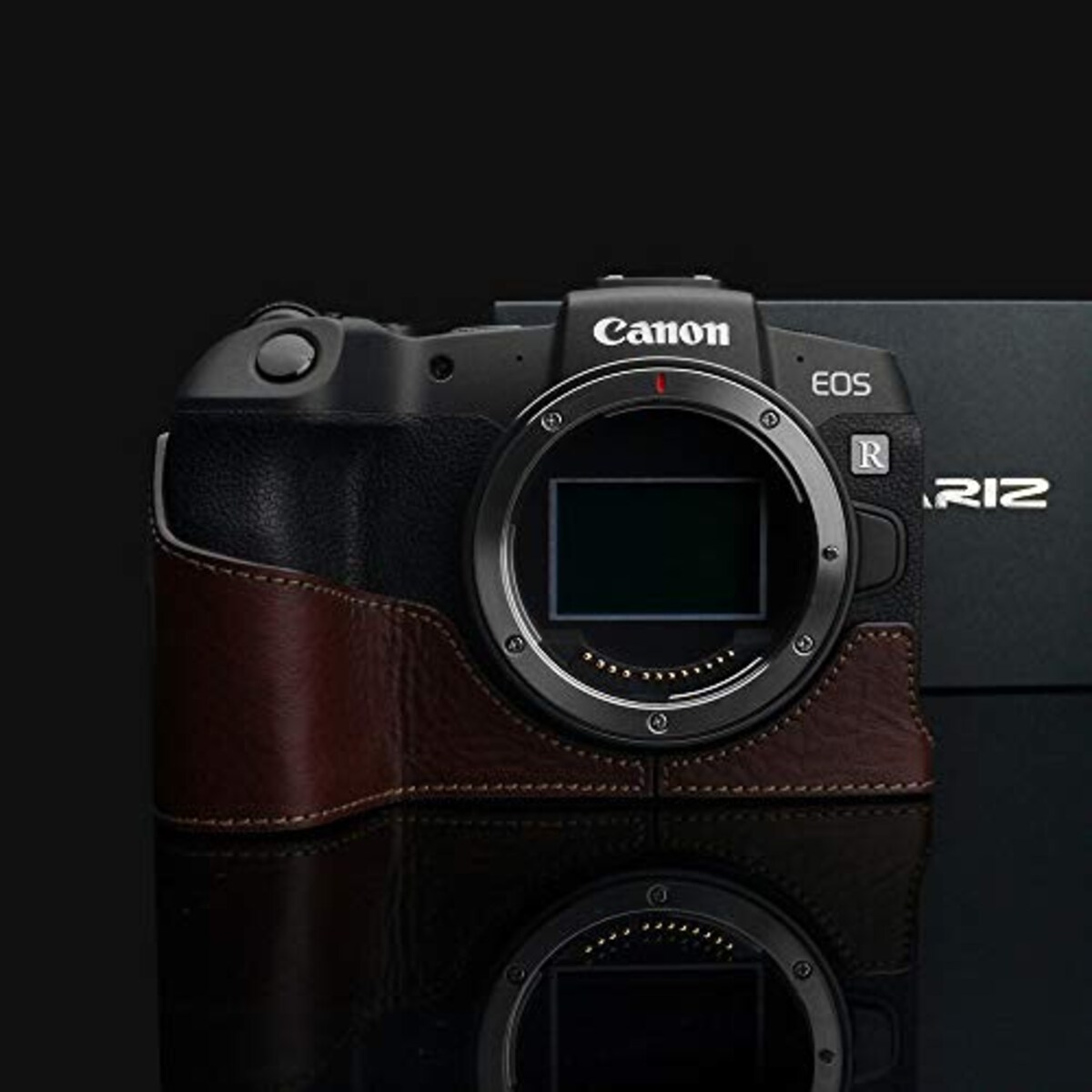  GARIZ Canon EOS RP 用 本革カメラケース XS-CHEOSRPBR ブラウン画像3 