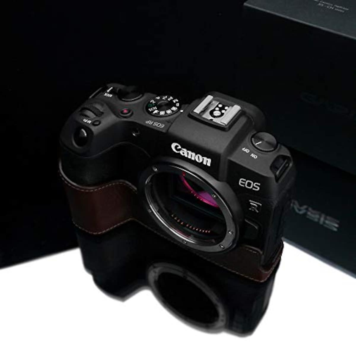  GARIZ Canon EOS RP 用 本革カメラケース XS-CHEOSRPBR ブラウン画像5 