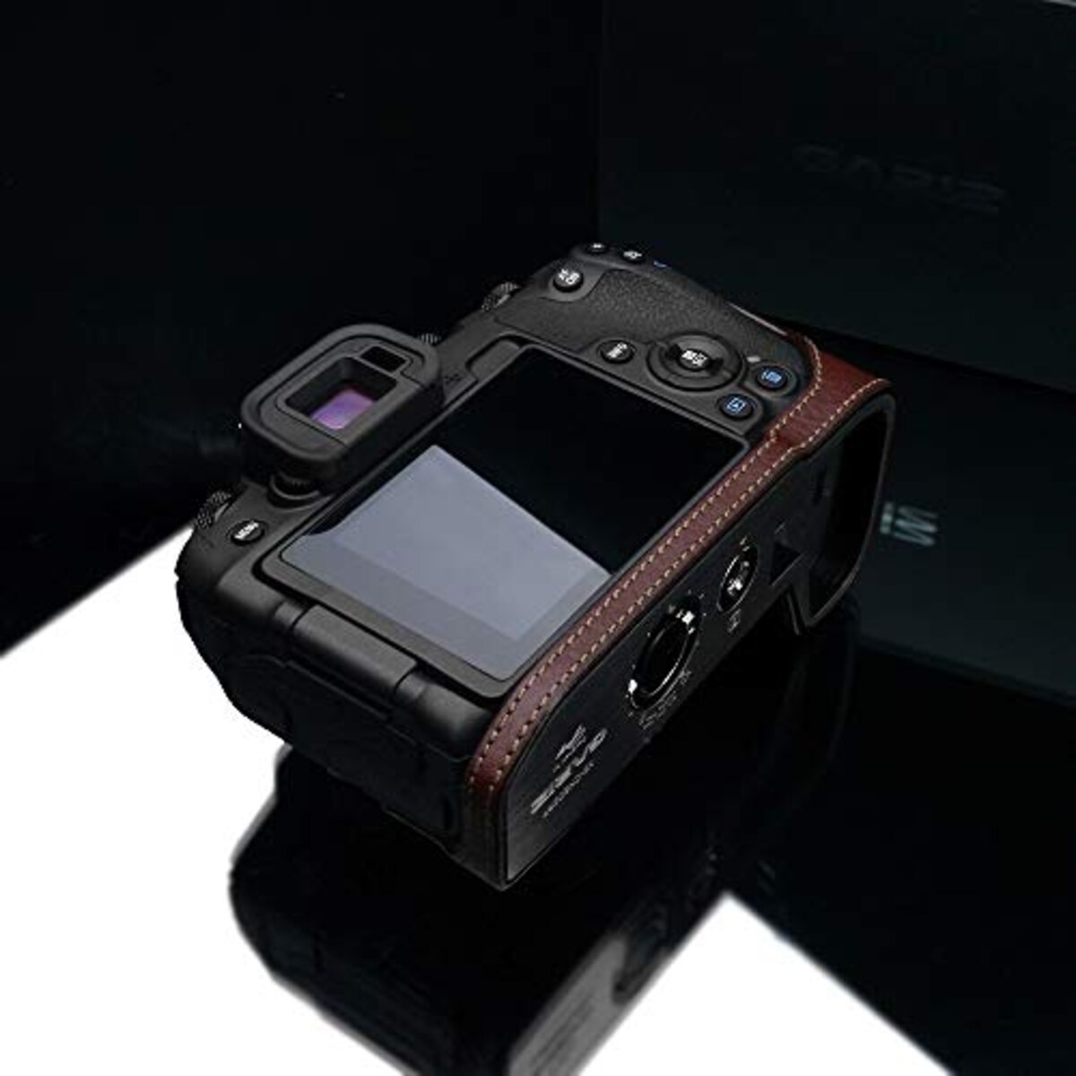  GARIZ Canon EOS RP 用 本革カメラケース XS-CHEOSRPBR ブラウン画像13 