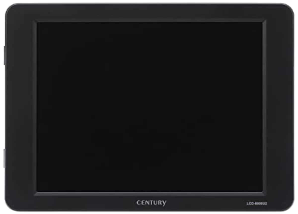  センチュリー 8インチUSB接続サブモニター 「plus one ブラック」 (WEB簡易パッケージ仕様) LCD-8000U2B_FP画像6 