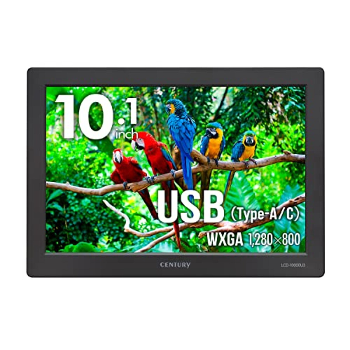  センチュリー 10.1インチ USBモニター plus one USB LCD-10000U3_FP画像4 