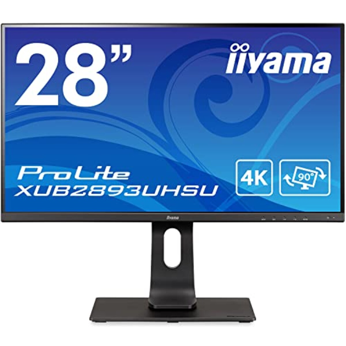 iiyama モニター ディスプレイ 28インチ 4K IPS方式 高さ調整 DisplayPort HDMI 全ケーブル付 3年保証 国内サポート XUB2893UHSU-B1