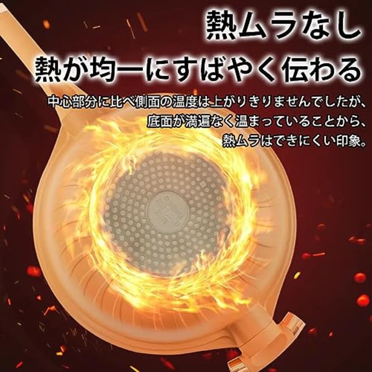  陶土くっつかないフライパン 多機能粘土くっつかないフライパン 耐高温 耐磨耗性 洗いやすい 中華鍋画像6 