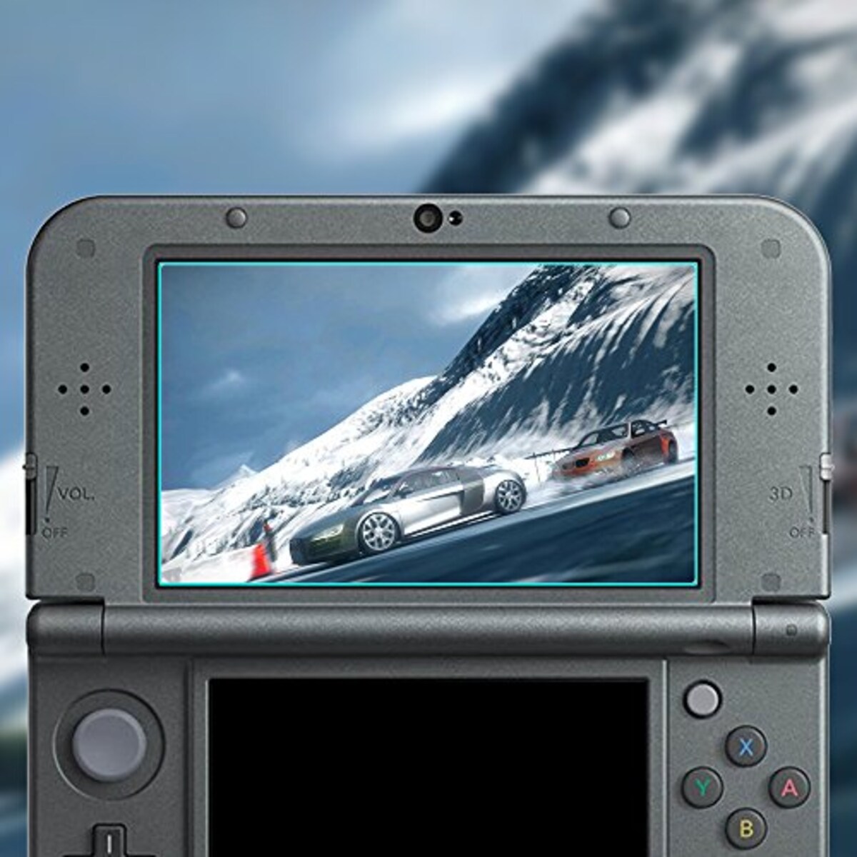  Nintendo NEW 3DS LL 用 保護ケース + ハードケース + 2枚 3DSLL ガラスフィルム AFUNTA 収納バッグ 液晶フィルム (上・下セット)画像9 