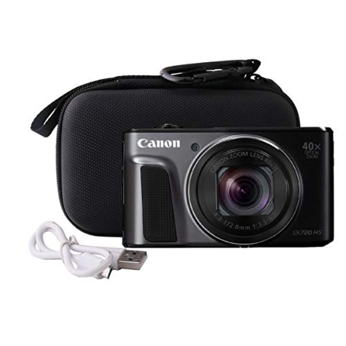  Canon PowerShot G7X / SX620HS/SX720HS/SX730HS/SX740HS/G9 Xデジタルカメラ専用収納ケース-WERJIA (storage case-Black)画像6 