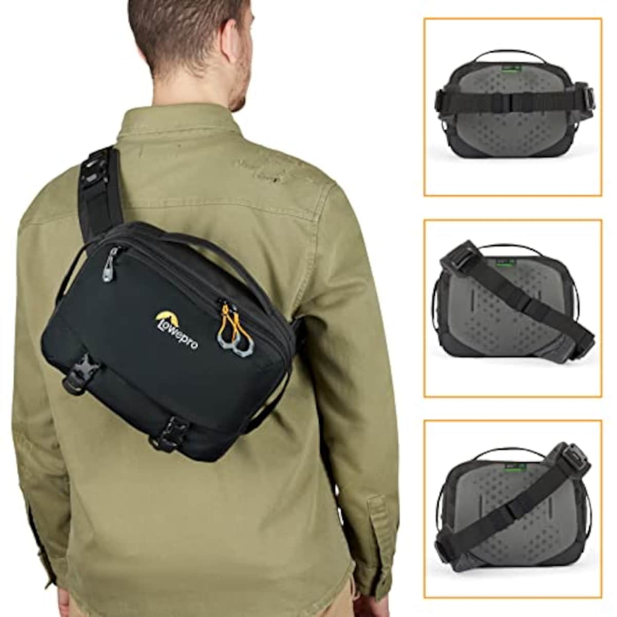  [Lowepro] ガーメントバッグ トレッカーライト ブラック 6.8L画像5 