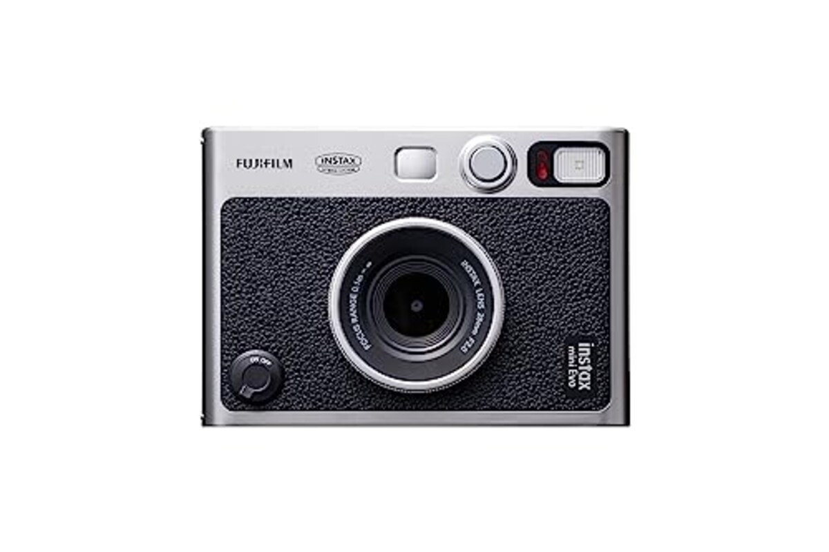  富士フイルム FUJIFILM チェキ Evo ハイブリッドインスタントカメラ instax mini Evo ブラック INS MINI EVO BLACK C + instax mini Evo カメラケース ブラック画像4 