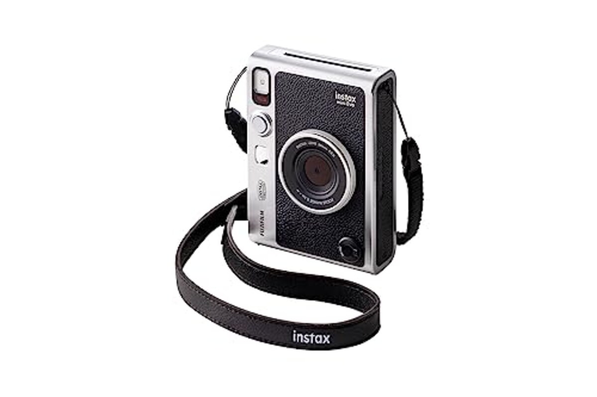  富士フイルム FUJIFILM チェキ Evo ハイブリッドインスタントカメラ instax mini Evo ブラック INS MINI EVO BLACK C + instax mini Evo カメラケース ブラック画像5 