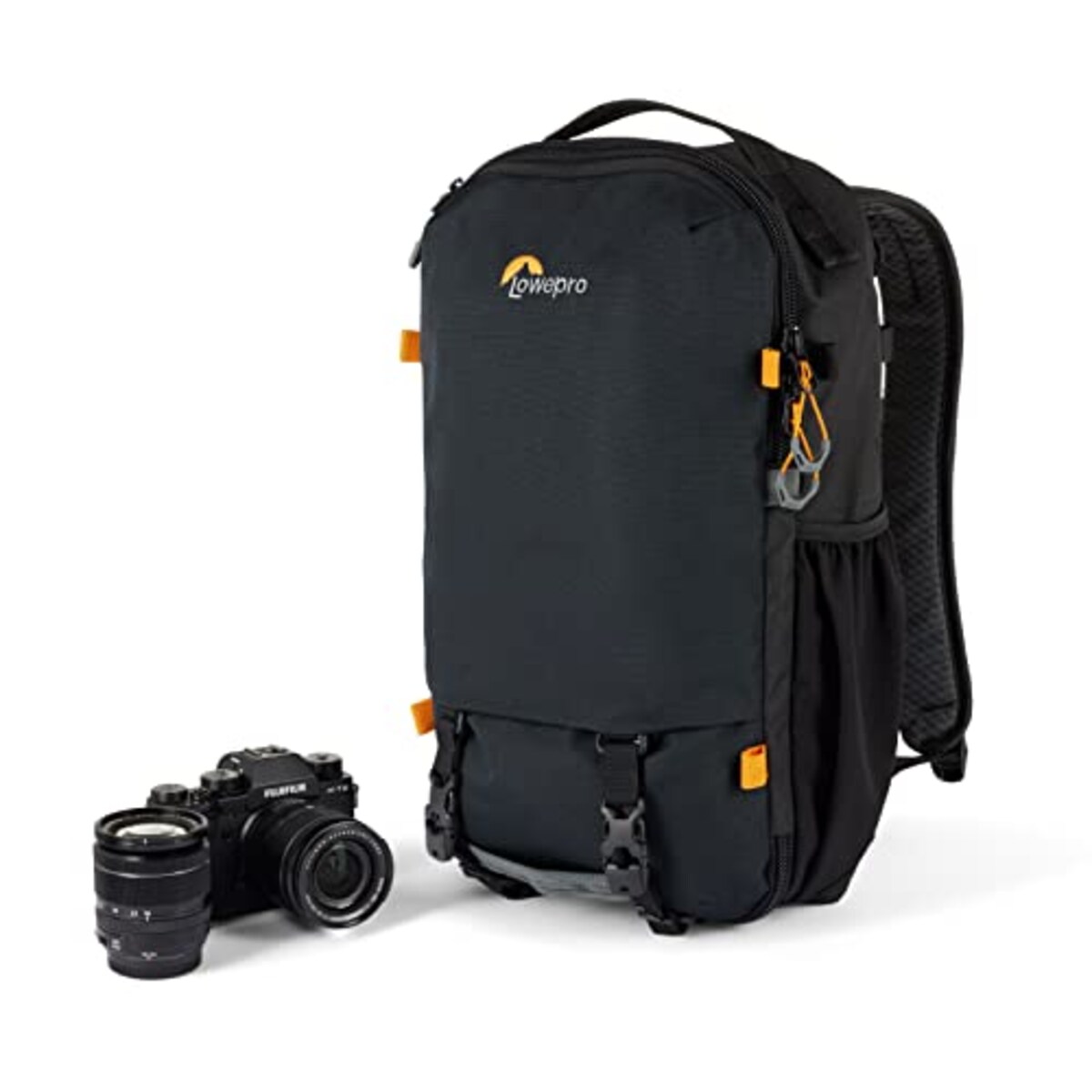 ロープロ(Lowepro) カメラリュック トレッカーライト BP 150 AW GRL ブラック カメラバックパック 12.6L 13インチノートPC収納可 アウトドア グリーンライン サステナブル素材 ミラーレスカメラ LP37459-PWW